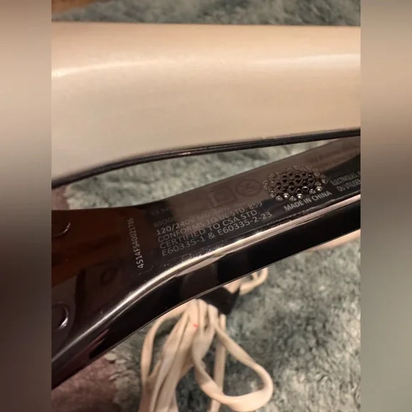 T3 Silver and White Hair Singlepass X Professional Straightener